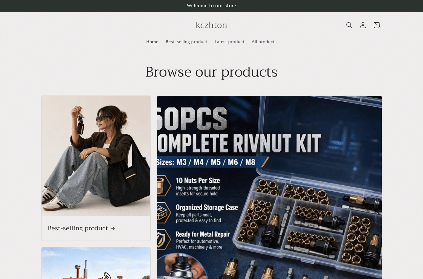 Screenshot preview of kczhton.com