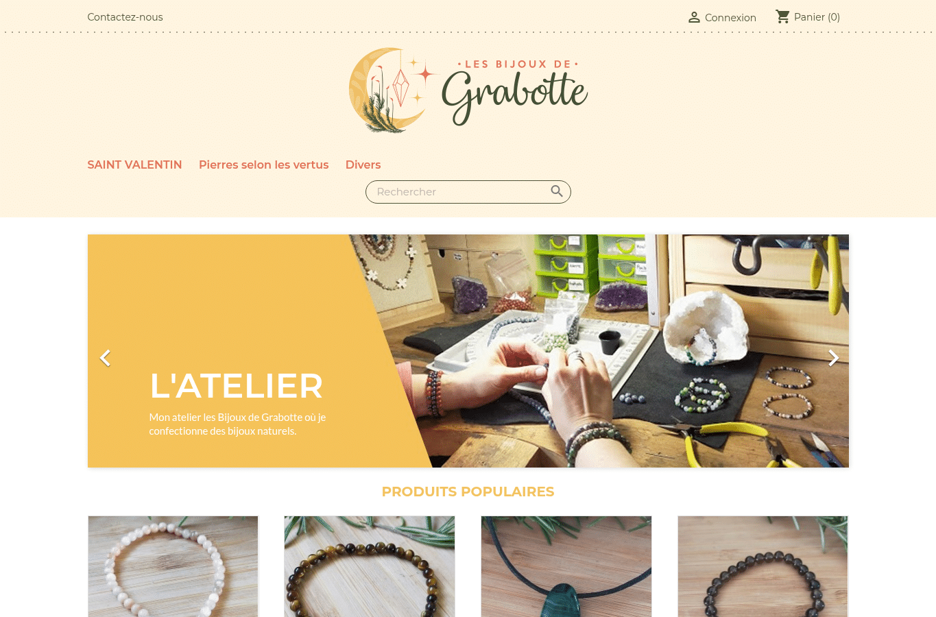Screenshot preview of lesbijouxdegrabotte.fr