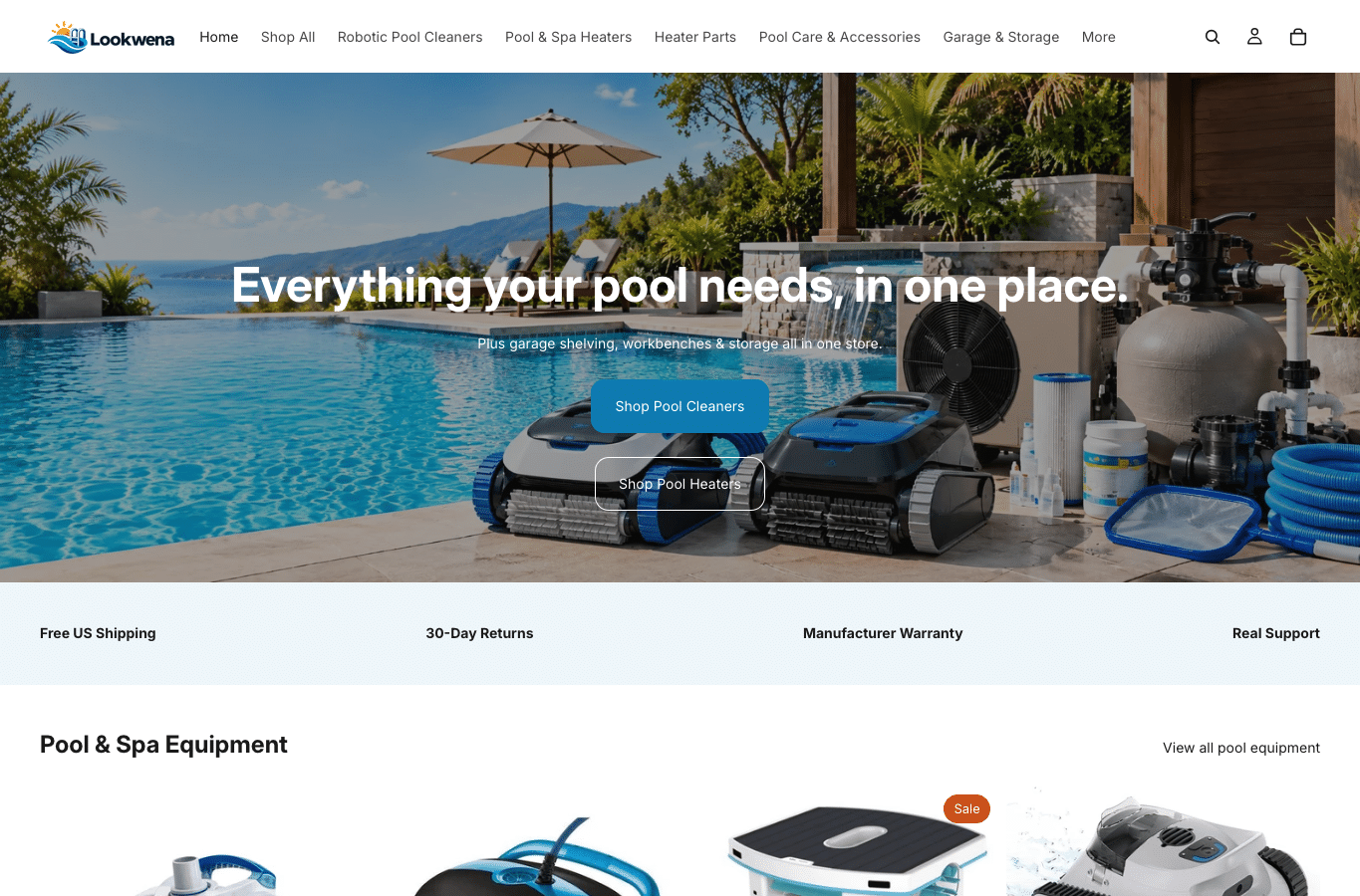 Screenshot preview of lookwena.com