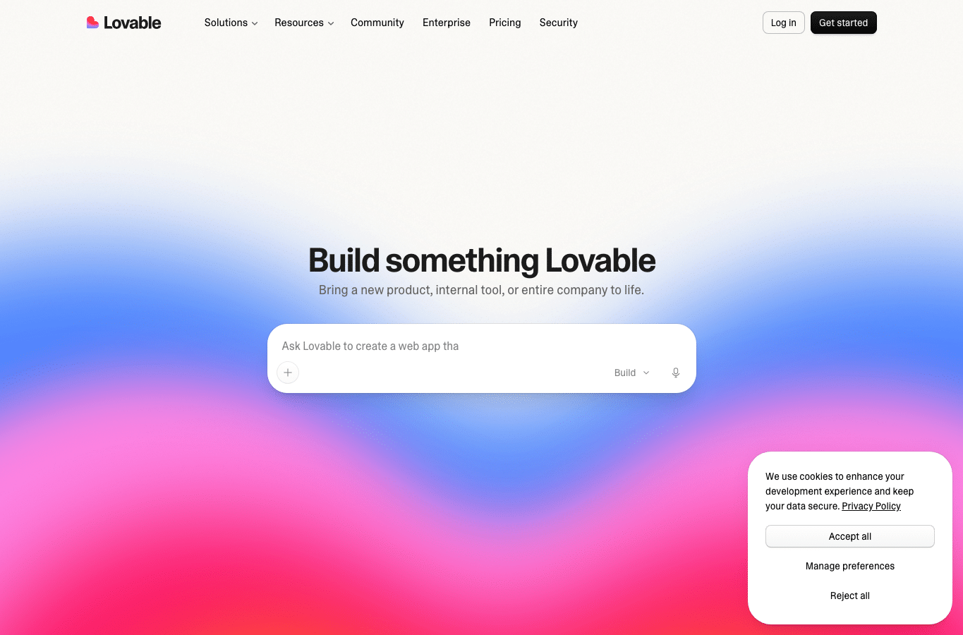Screenshot preview of lovable.app
