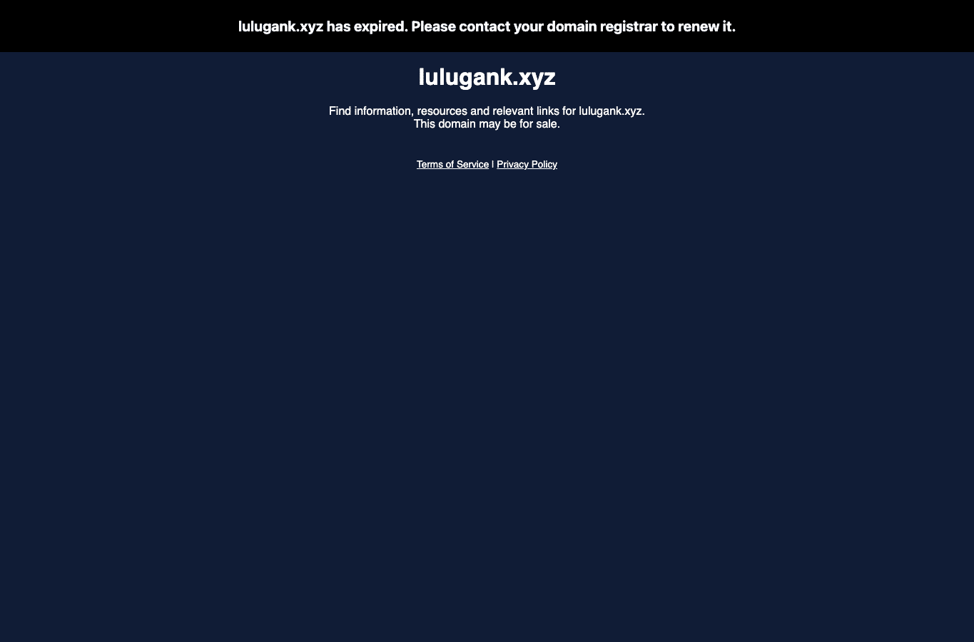Screenshot preview of lulugank.xyz