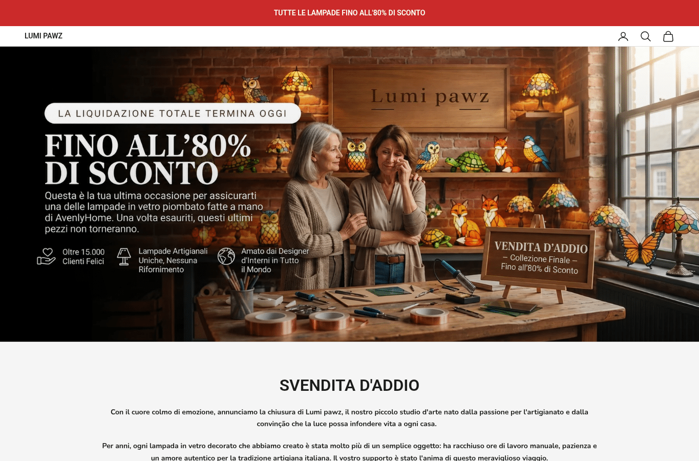 Screenshot preview of lumipawz.shop
