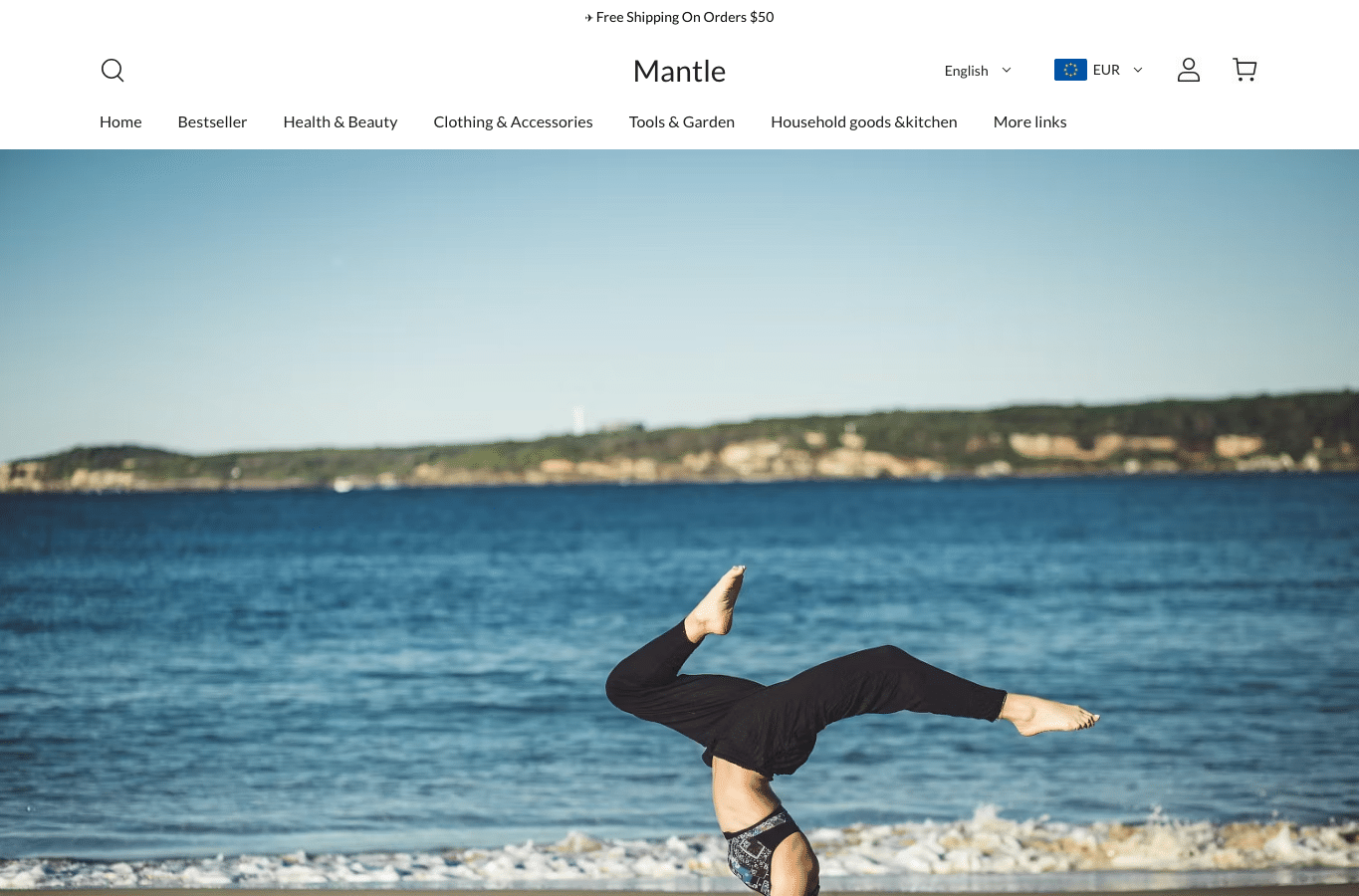 Screenshot preview of mantloom.com