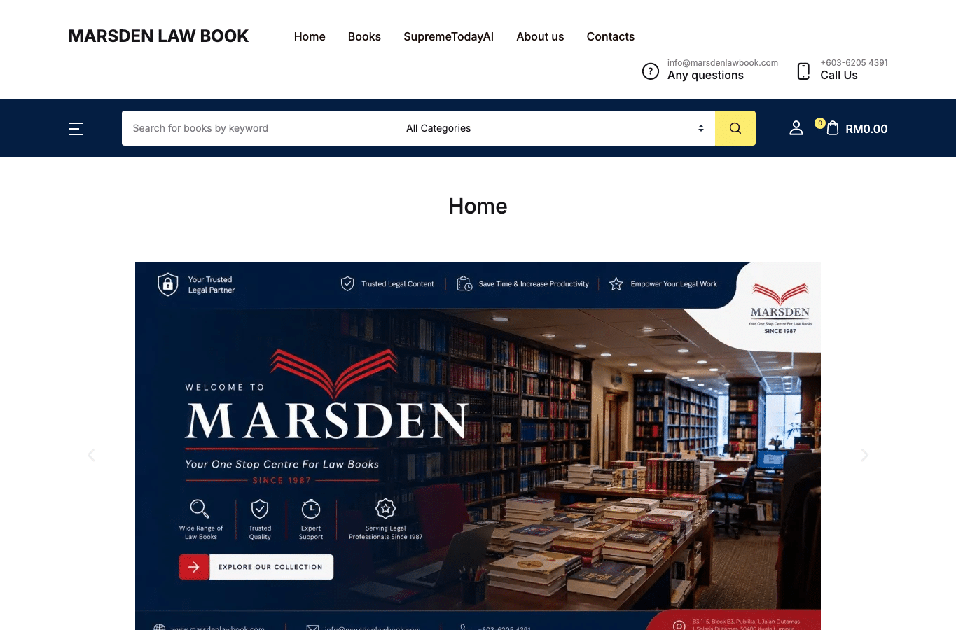 Screenshot preview of marsdenlawbook.com