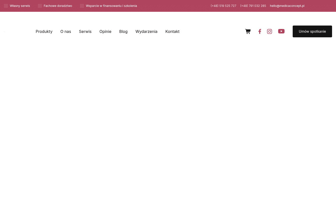 Screenshot preview of medicaconcept.pl