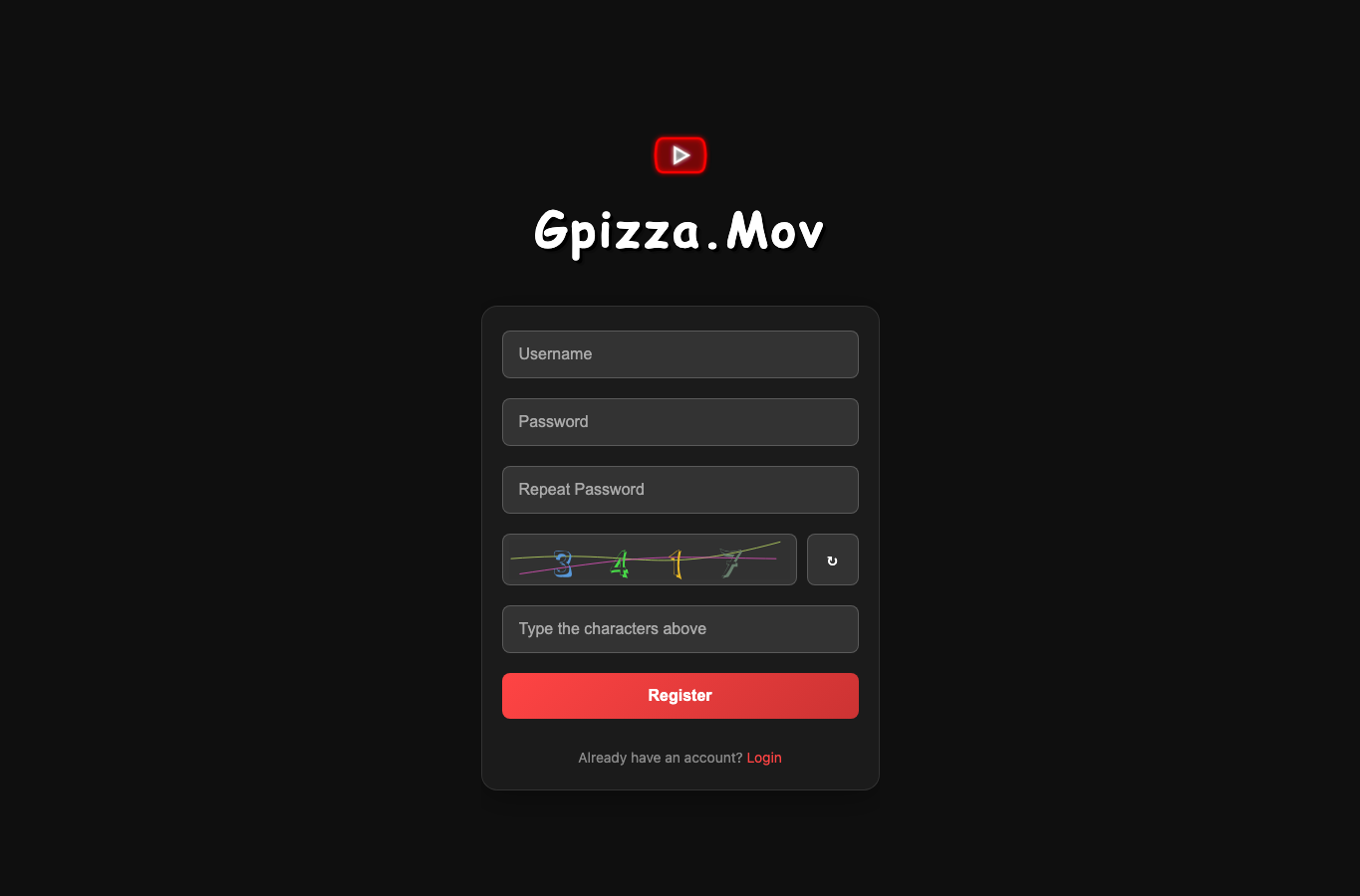 Screenshot preview of megapizza.dad