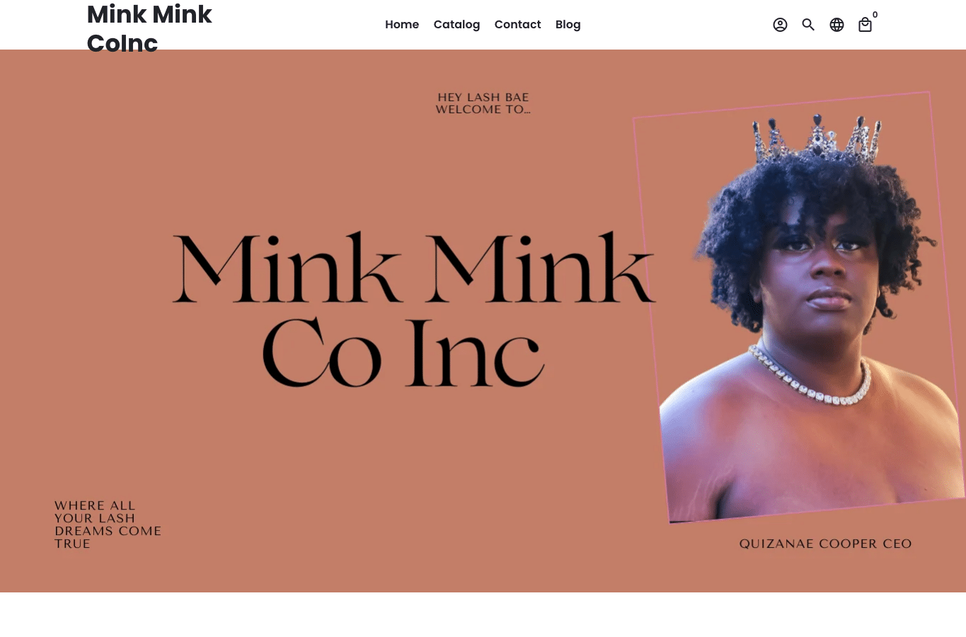 Screenshot preview of minkminkcoinc.com