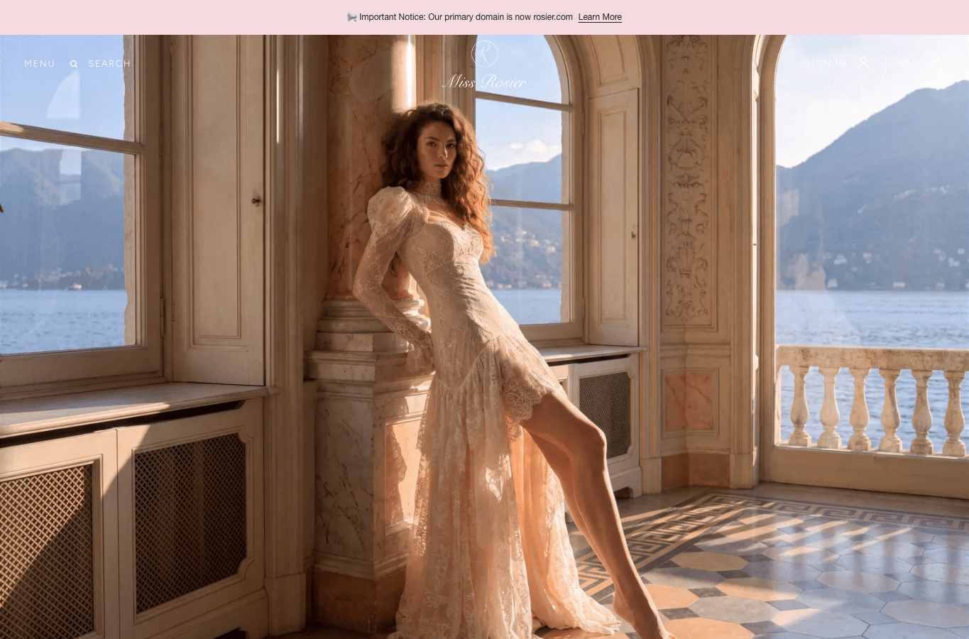 Screenshot preview of missrosier.com
