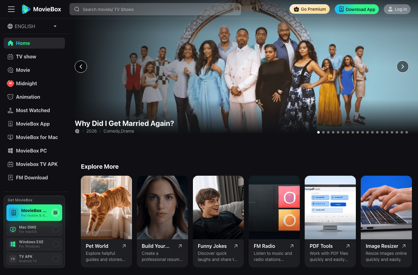 Screenshot preview of moviebox.ph