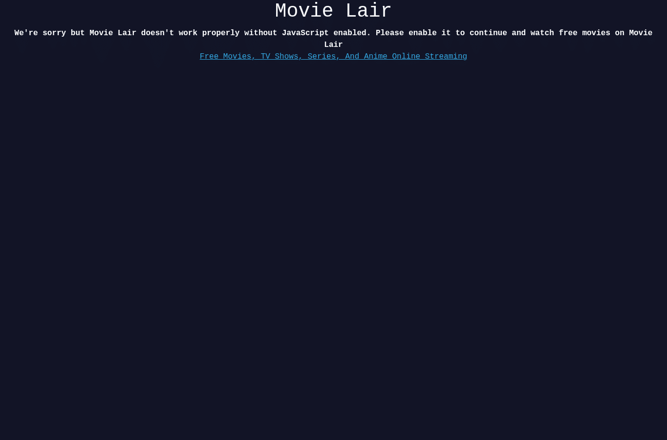 Screenshot preview of movielair.cc