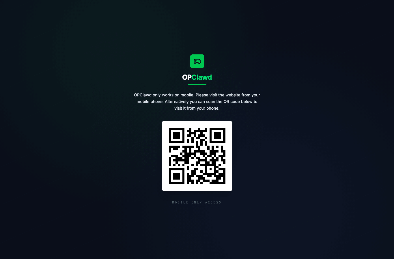 Screenshot preview of opclawd.com