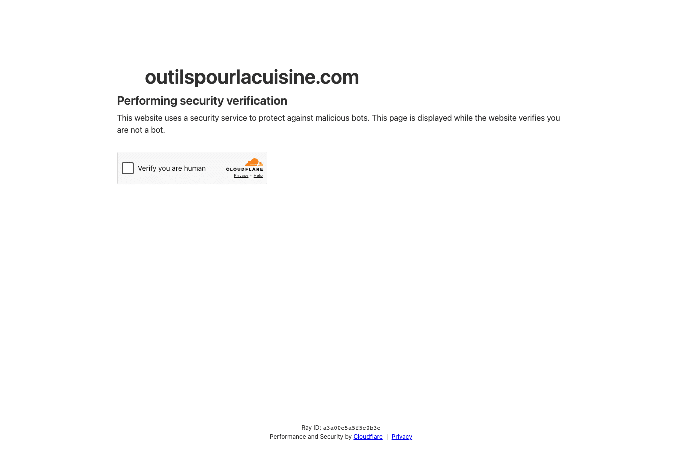 Screenshot preview of outilspourlacuisine.com