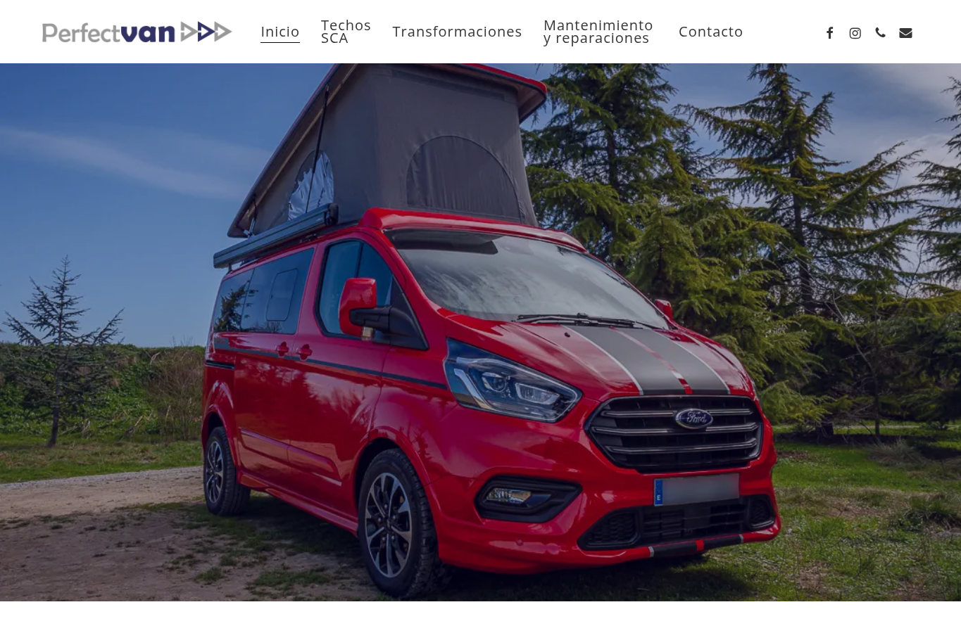 Screenshot preview of perfectvan.com