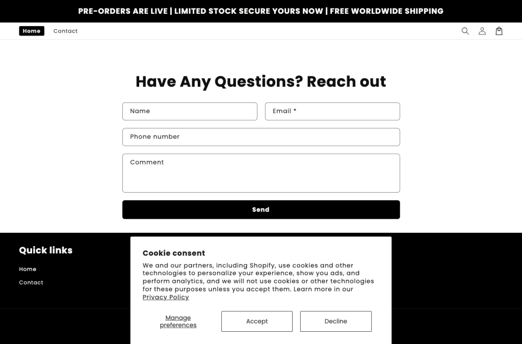 Screenshot preview of perfumepaws.com