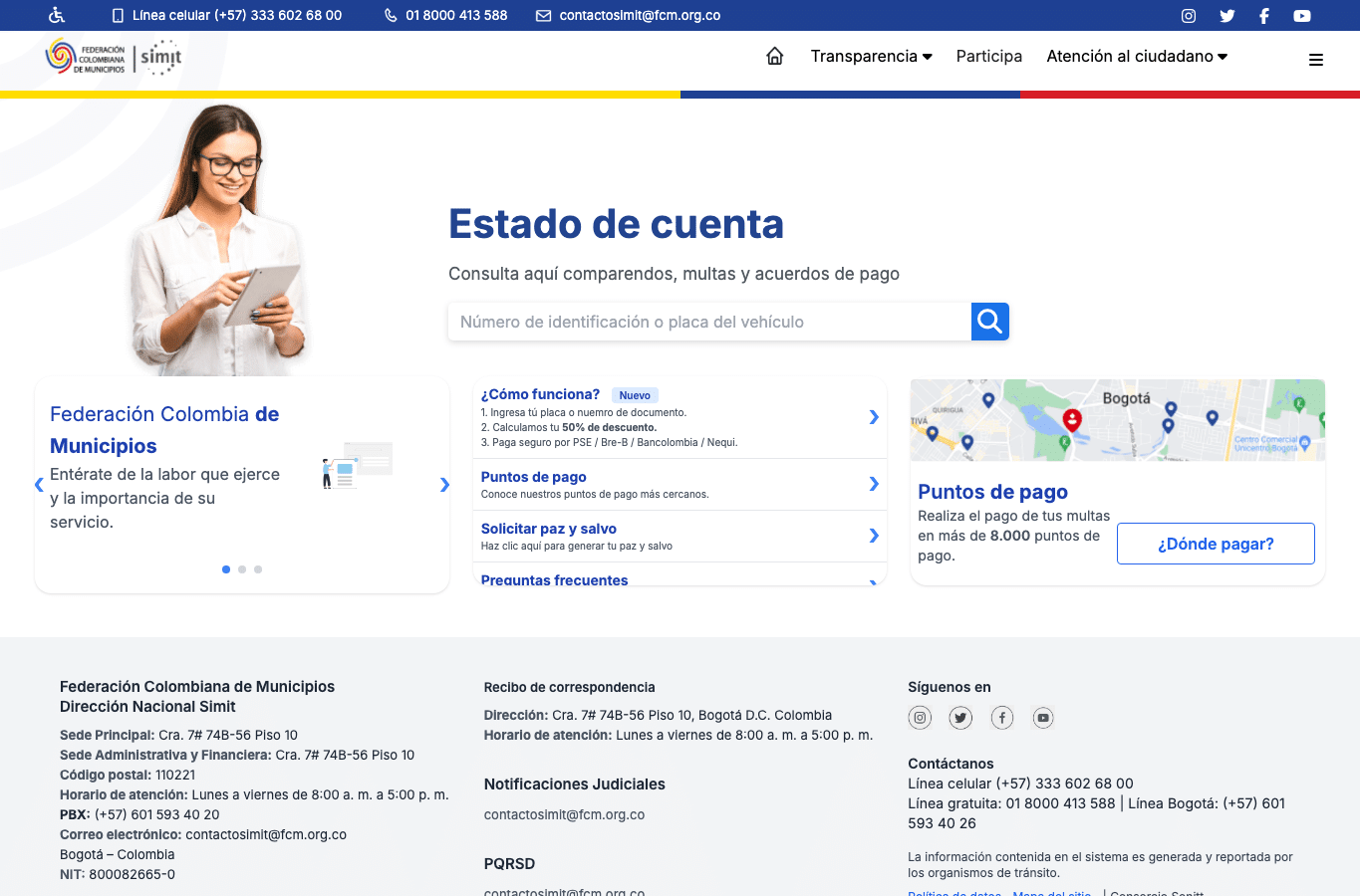 Screenshot preview of portalfedecol.co