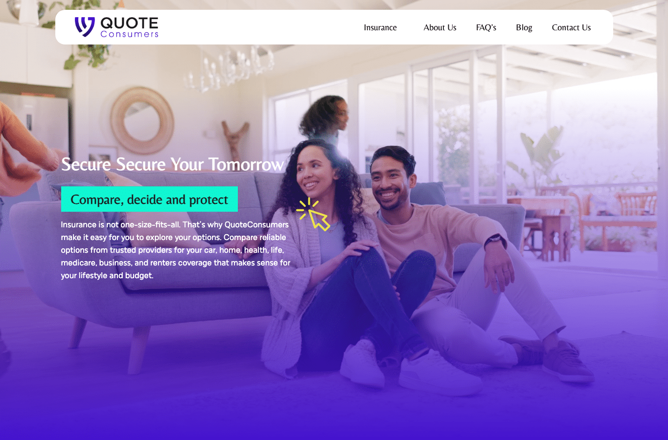 Screenshot preview of quoteconsumers.com