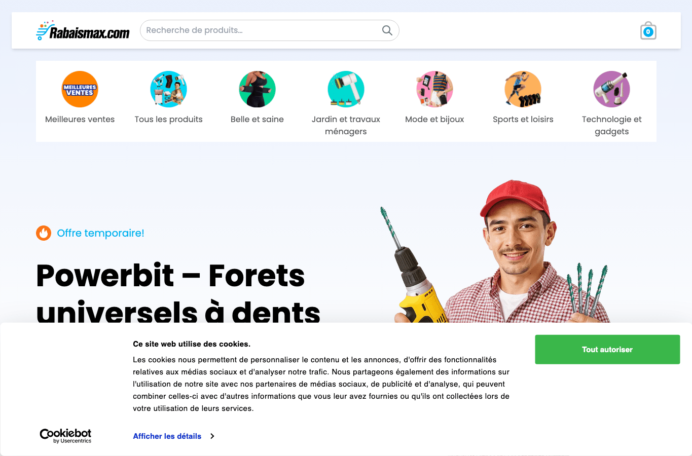 Screenshot preview of rabaismax.com