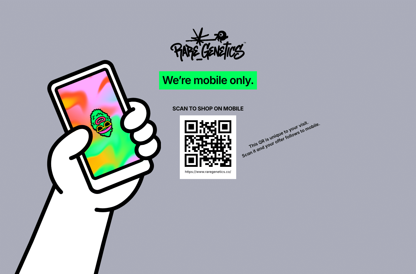 Screenshot preview of raregenetics.co