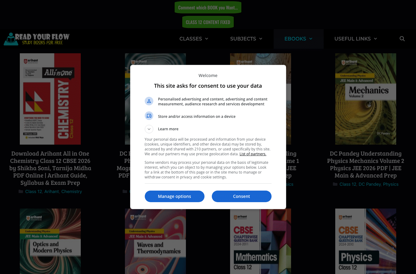 Screenshot preview of readyourflow.com