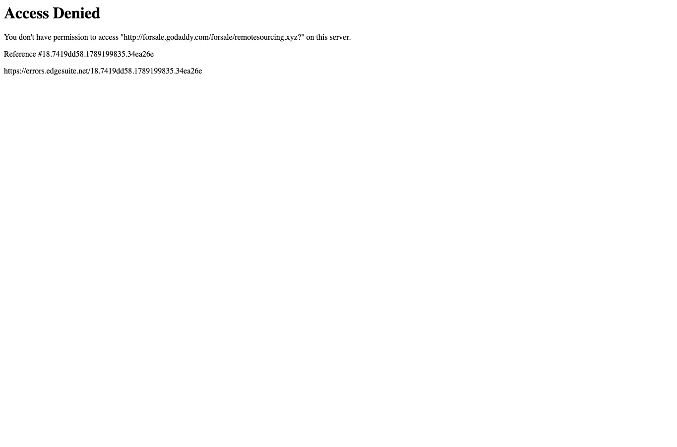 Screenshot preview of remotesourcing.xyz