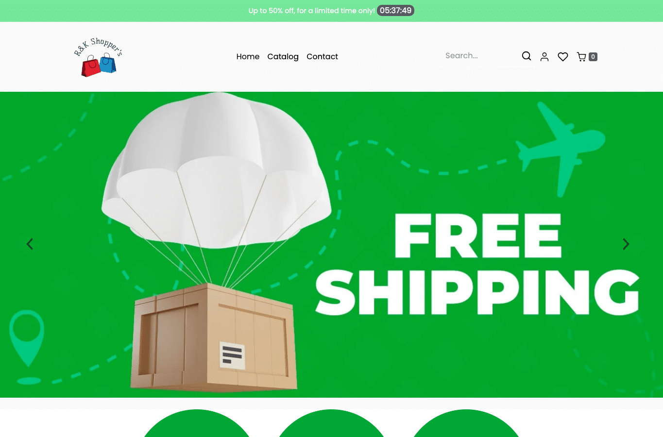 Screenshot preview of rkshopper.org