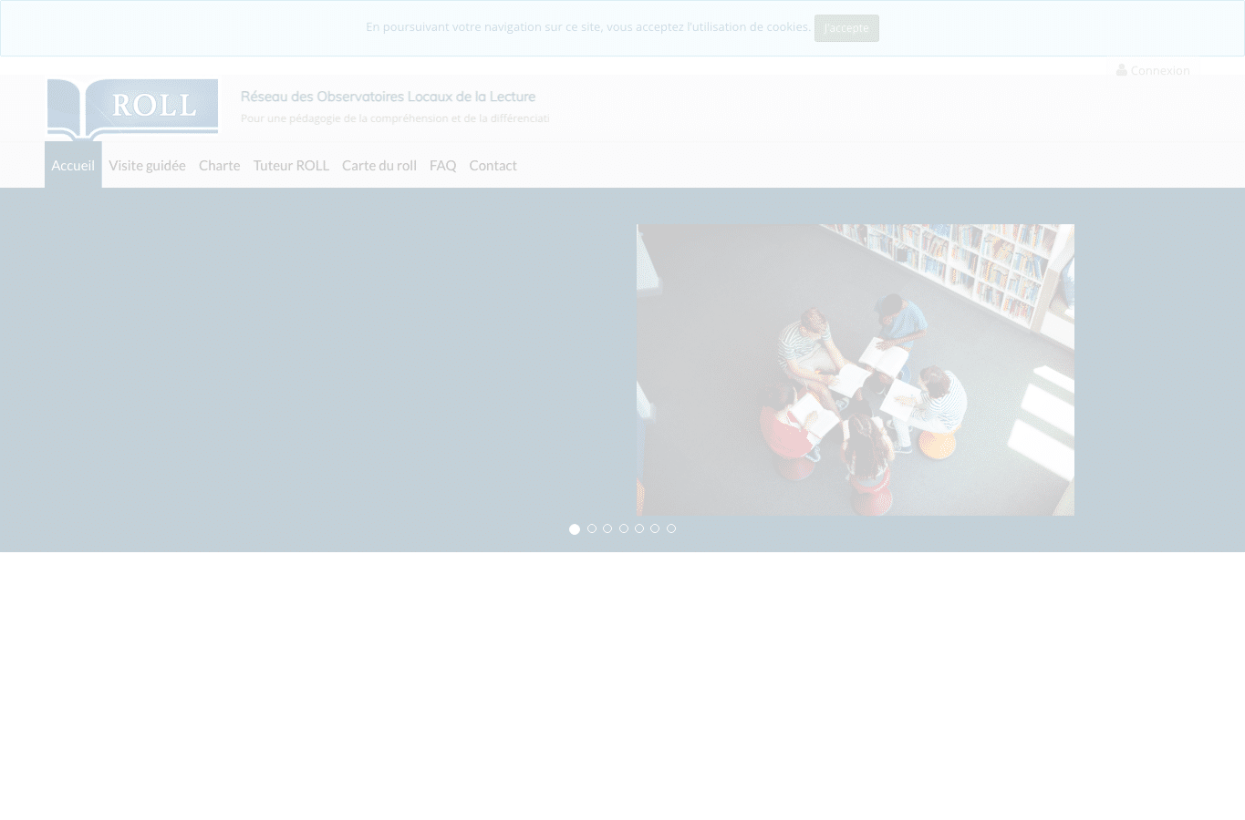 Screenshot preview of roll-descartes.fr