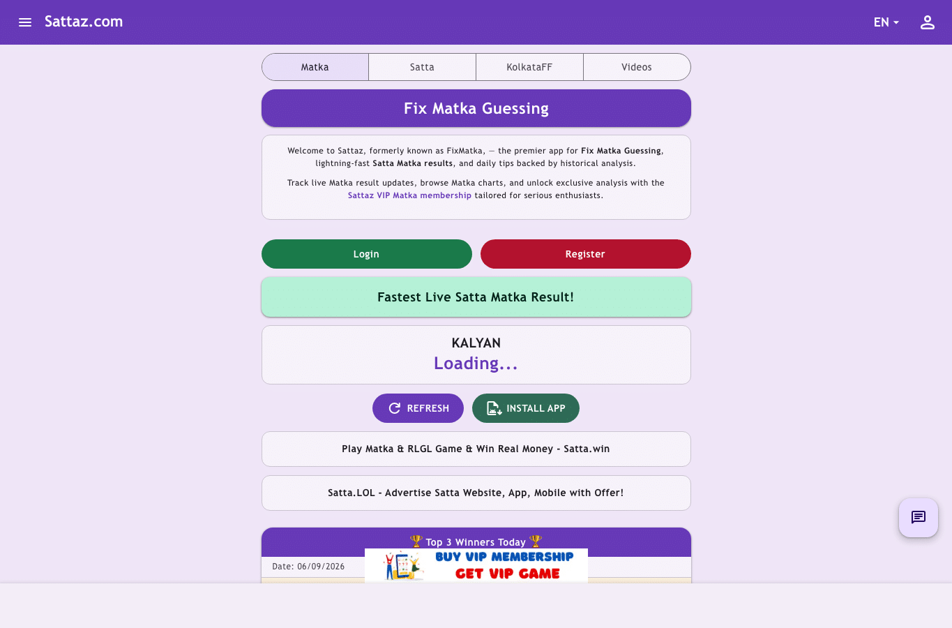 Screenshot preview of sattaz.com