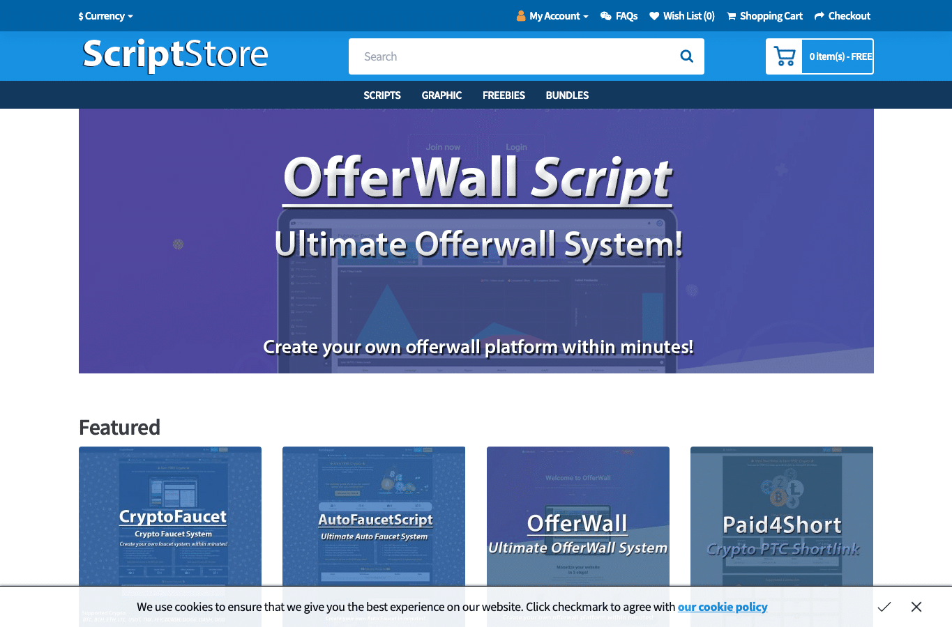 Screenshot preview of scriptstore.xyz
