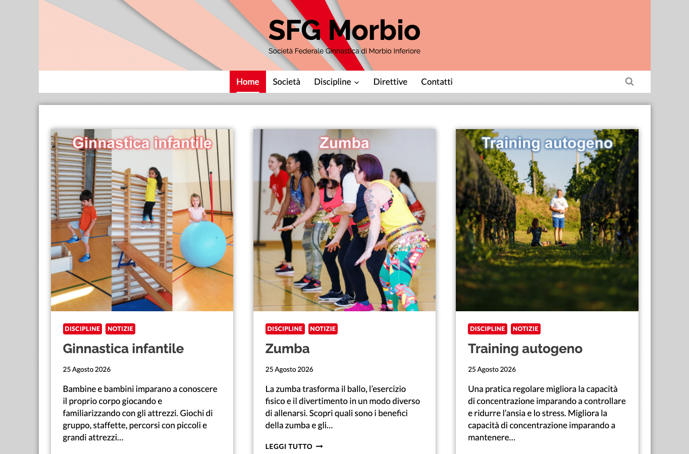 Screenshot preview of sfgmorbio.ch