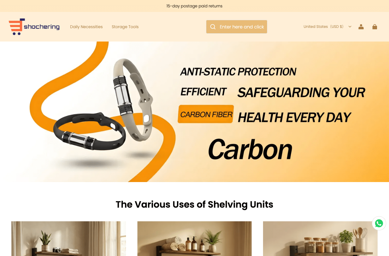 Screenshot preview of shochering.com