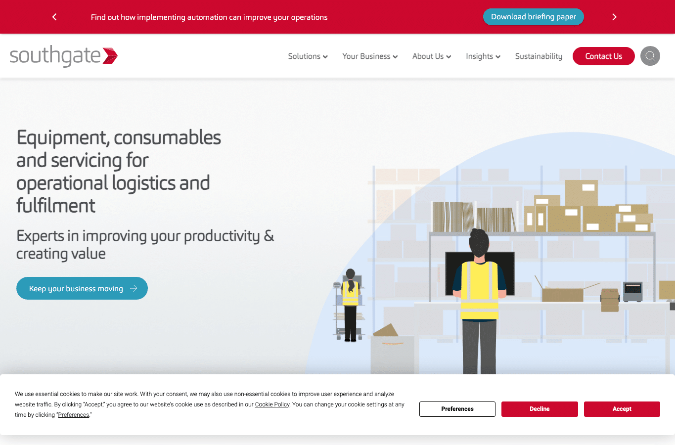 Screenshot preview of southgateglobal.com