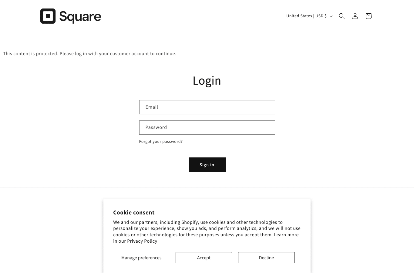 Screenshot preview of squaremarketing.shop