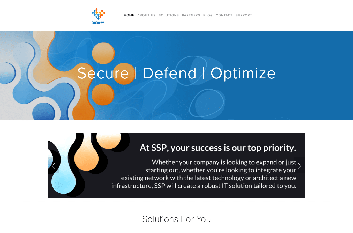Screenshot preview of ssp.com