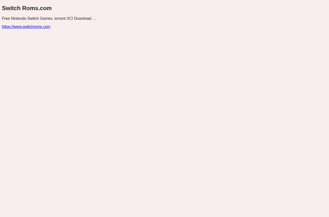 Screenshot preview of switchroms.com