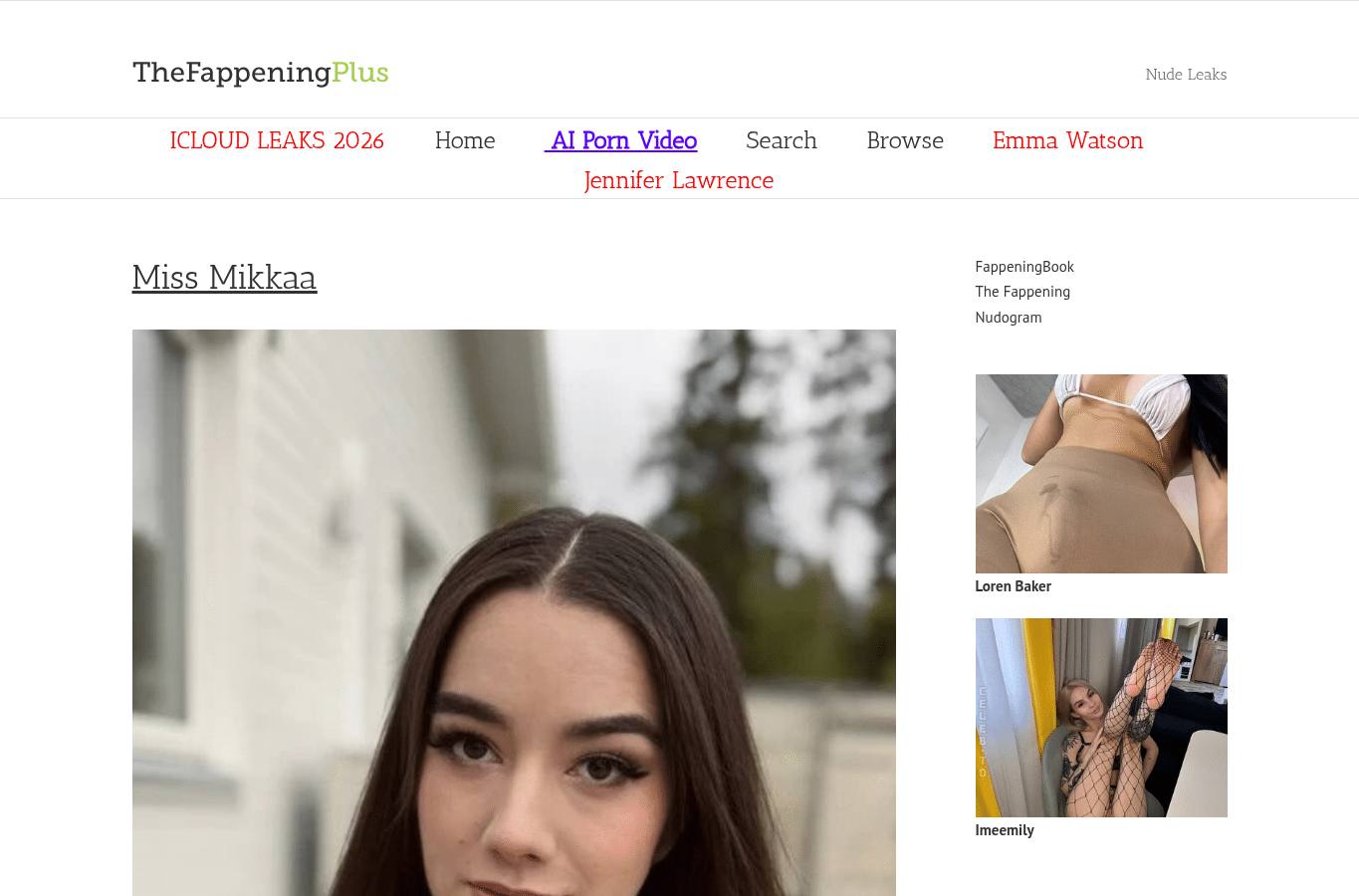 Screenshot preview of thefappening.plus