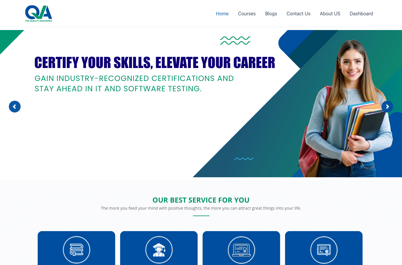 Screenshot preview of thequalityassurance.com