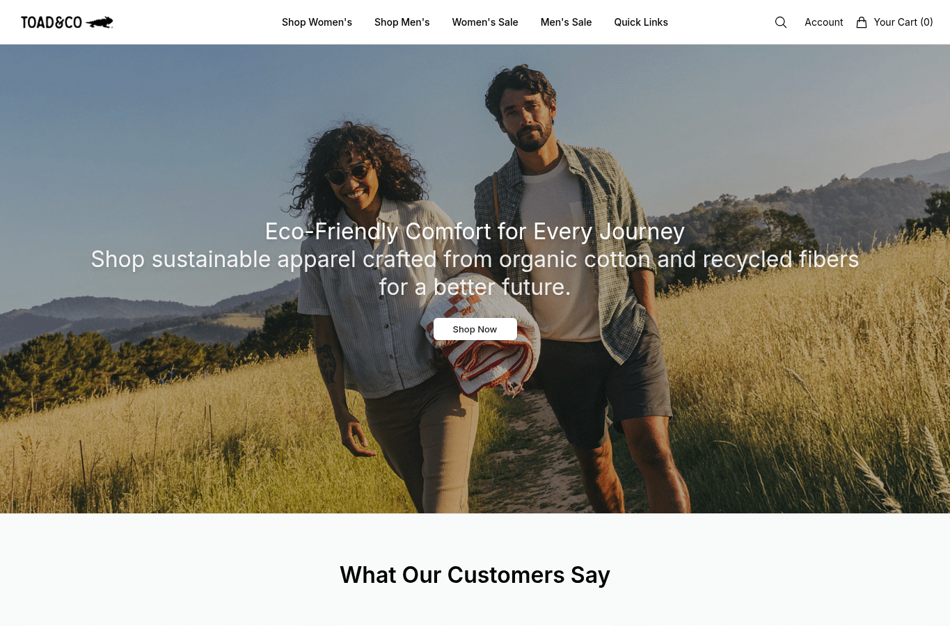 Screenshot preview of toadandcostyle.shop