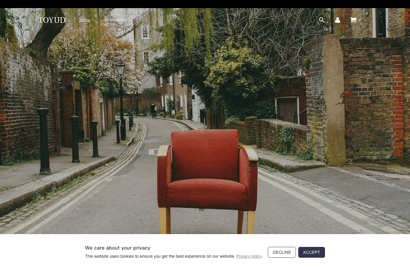 Screenshot preview of toyud.com