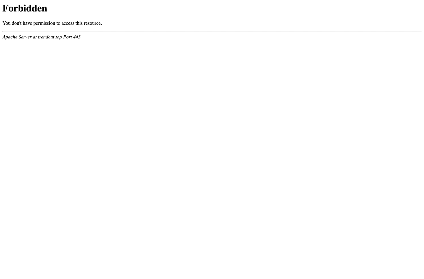 Screenshot preview of trendcut.top