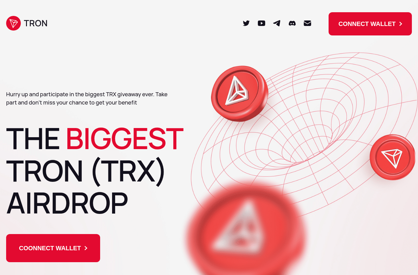 Screenshot preview of tron-foundation.com