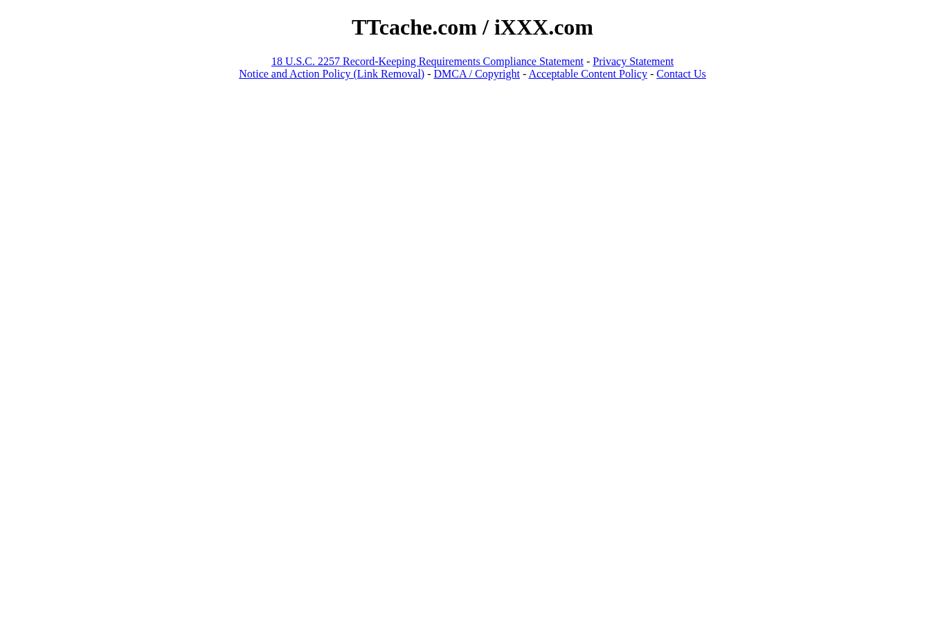 Screenshot preview of ttcache.com