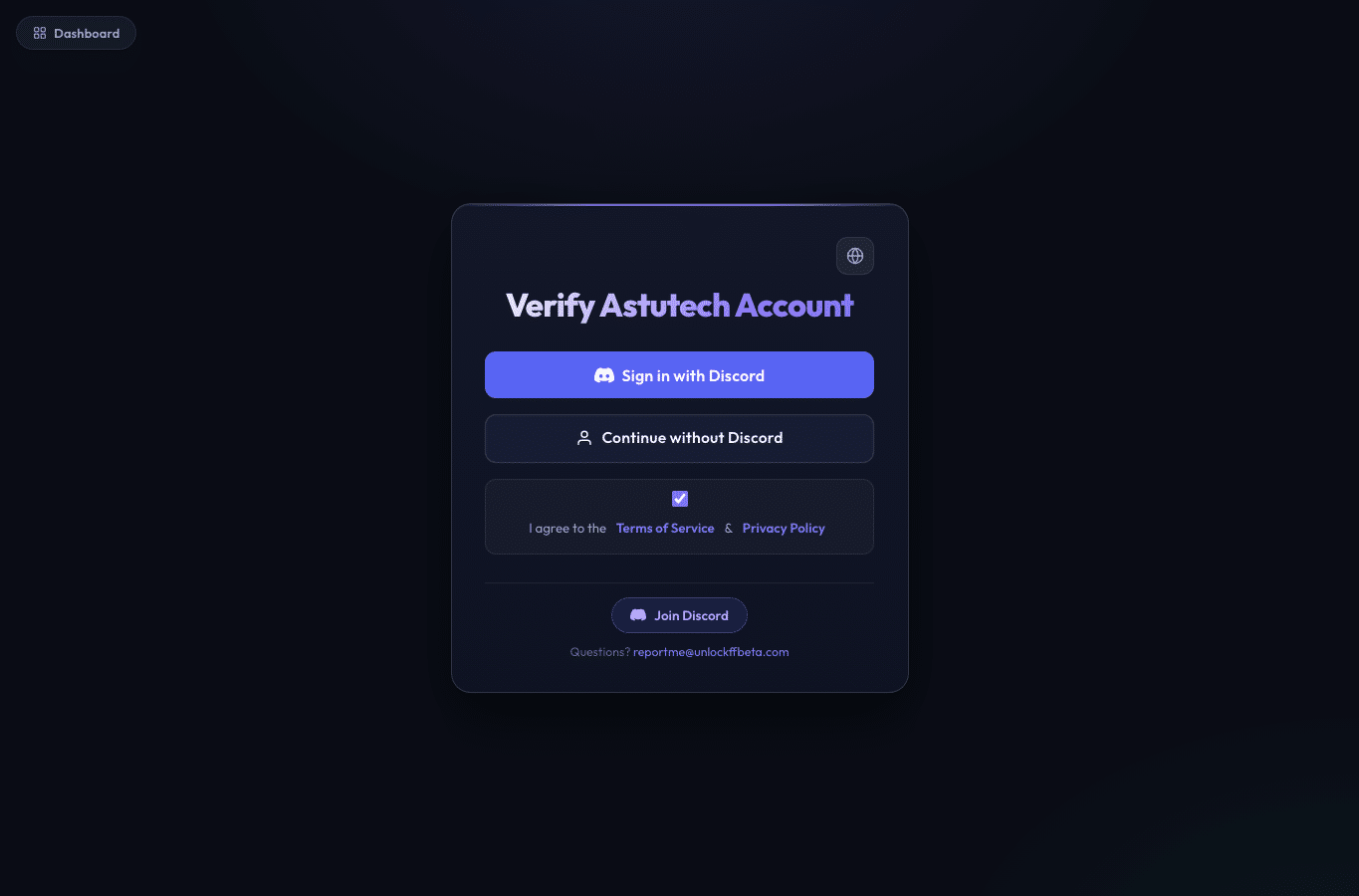 Screenshot preview of unlockffbeta.com
