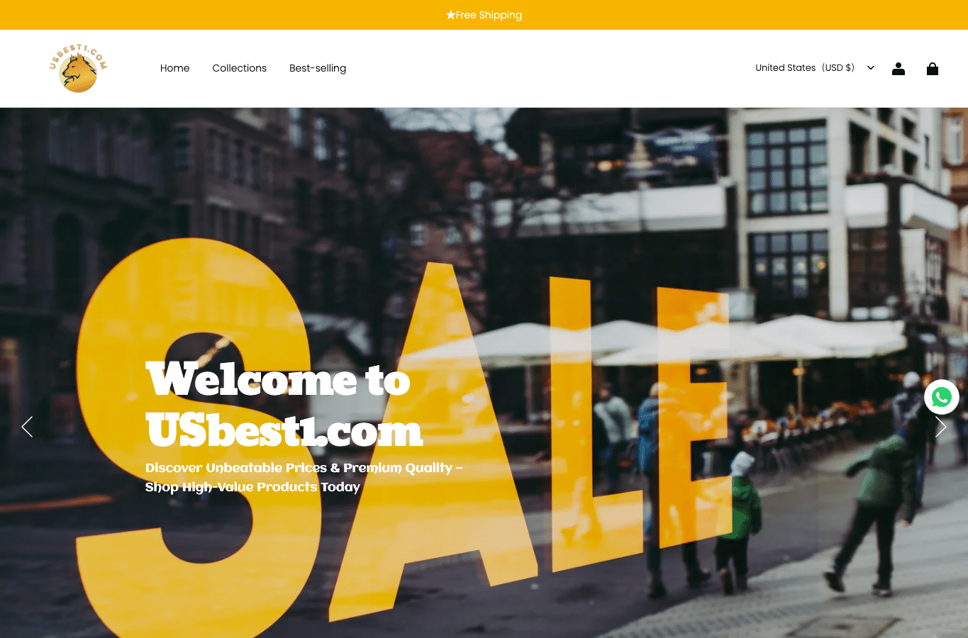 Screenshot preview of usbest1.com