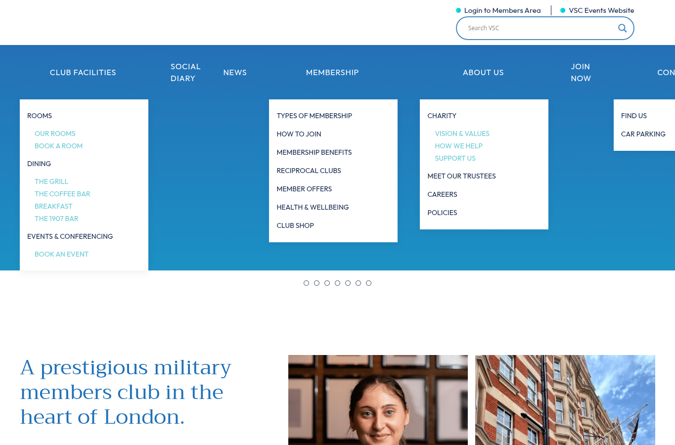 Screenshot preview of vsc.co.uk