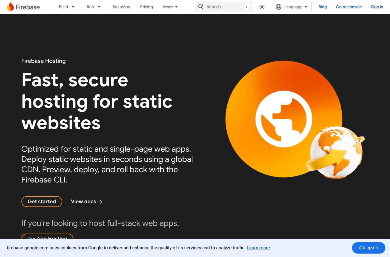 Screenshot preview of web.app