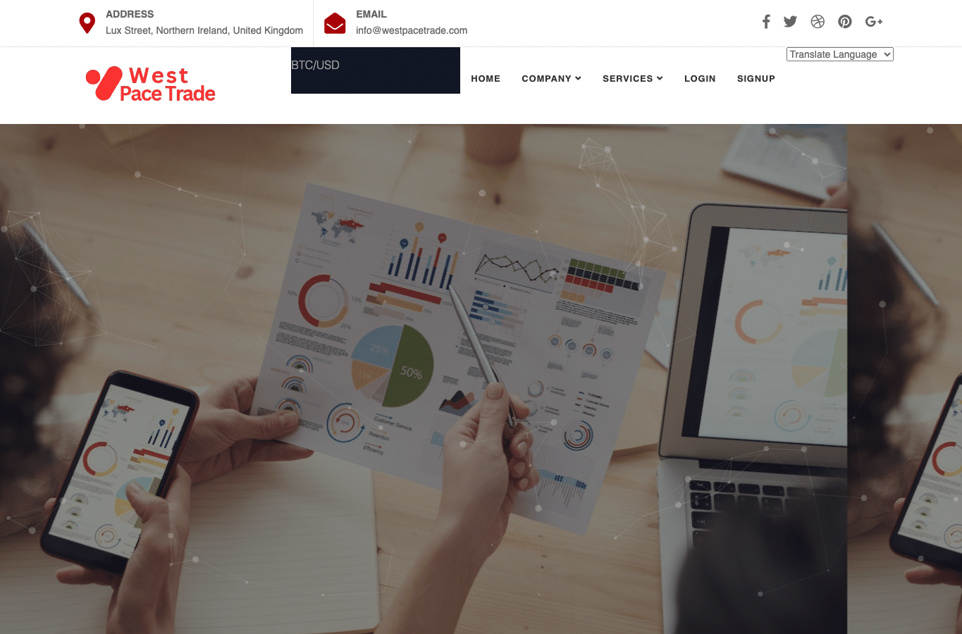 Screenshot preview of westpacetrade.com