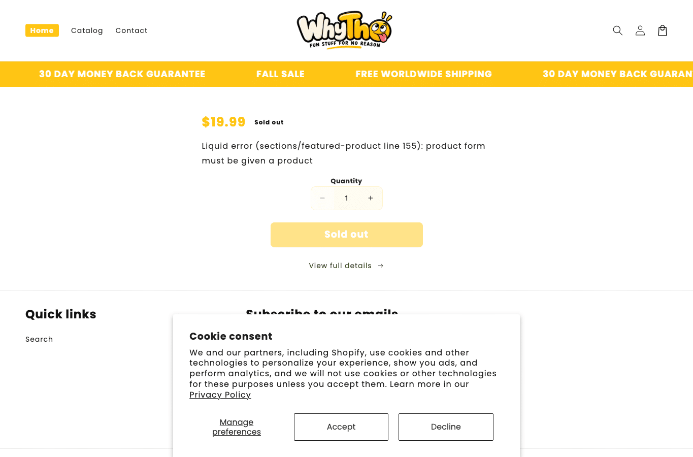 Screenshot preview of whythoco.com