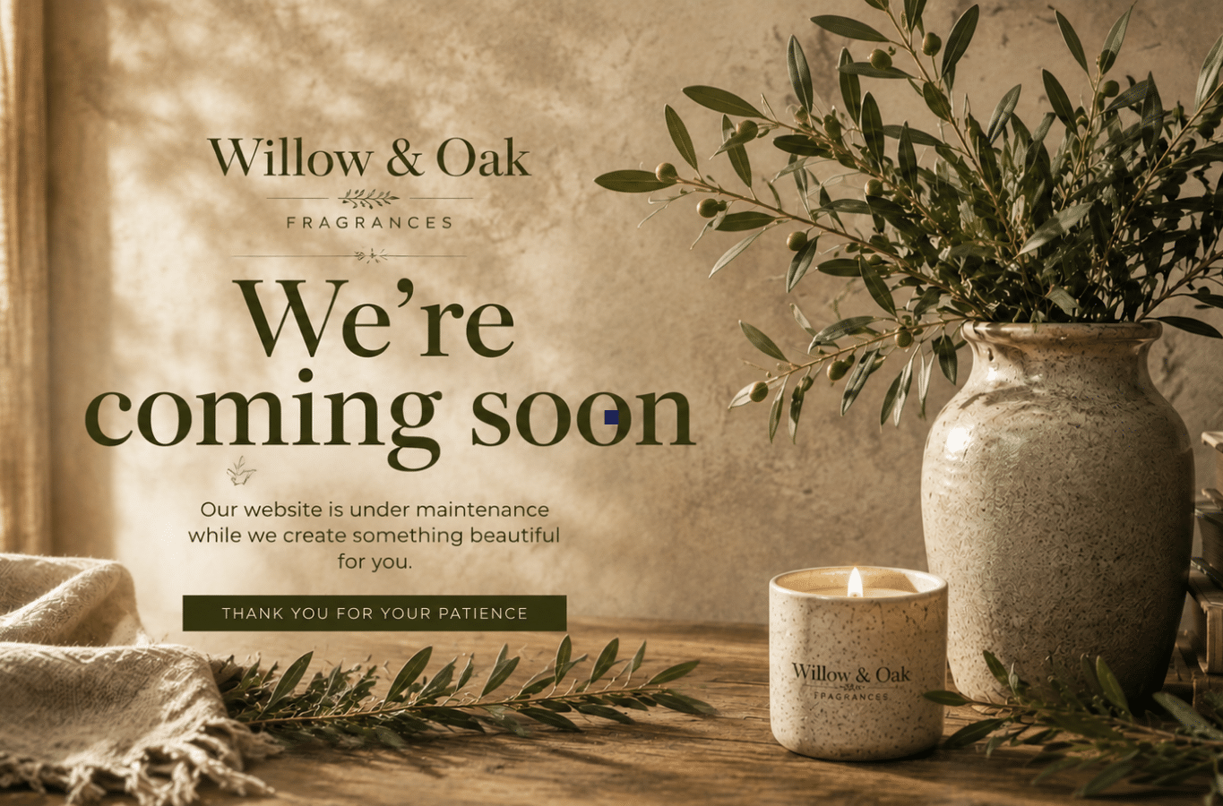 Screenshot preview of willowandoakfragrances.com
