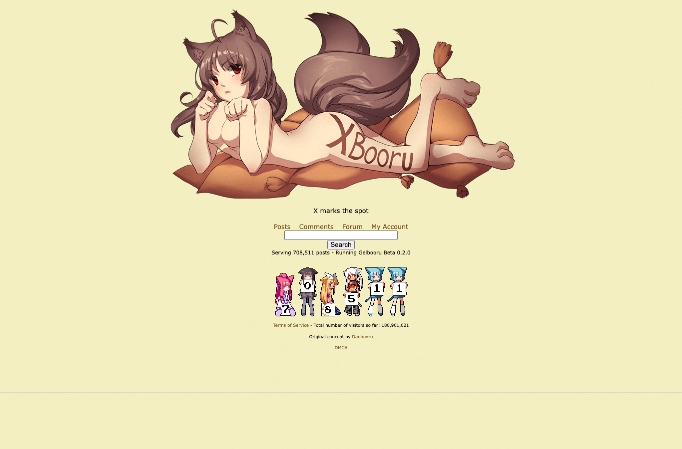 Screenshot preview of xbooru.com