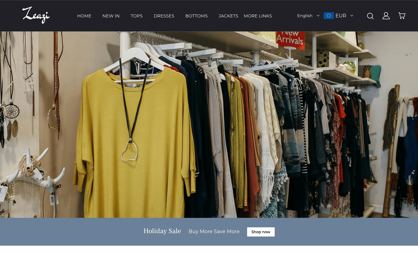Screenshot preview of zeazi.com